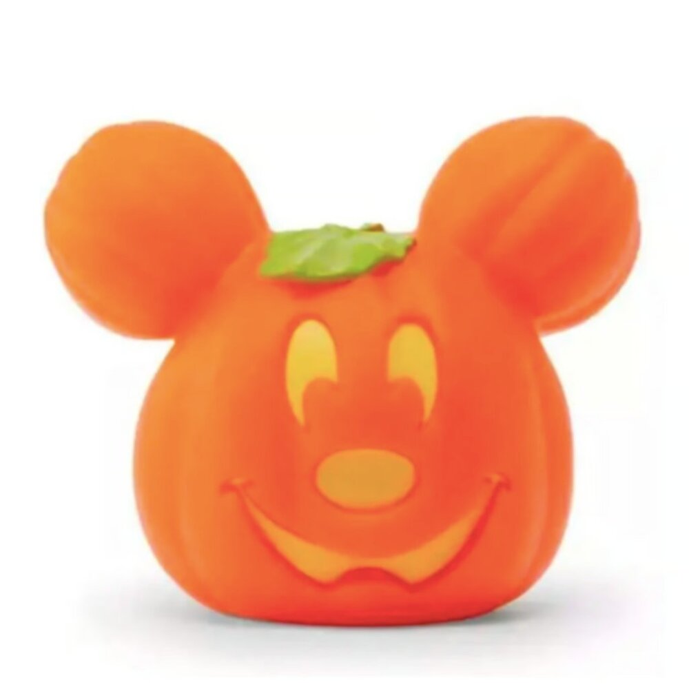 Disney Halloween Mickey Mouse Light-Up Jack-o'-Lantern Decoration Small